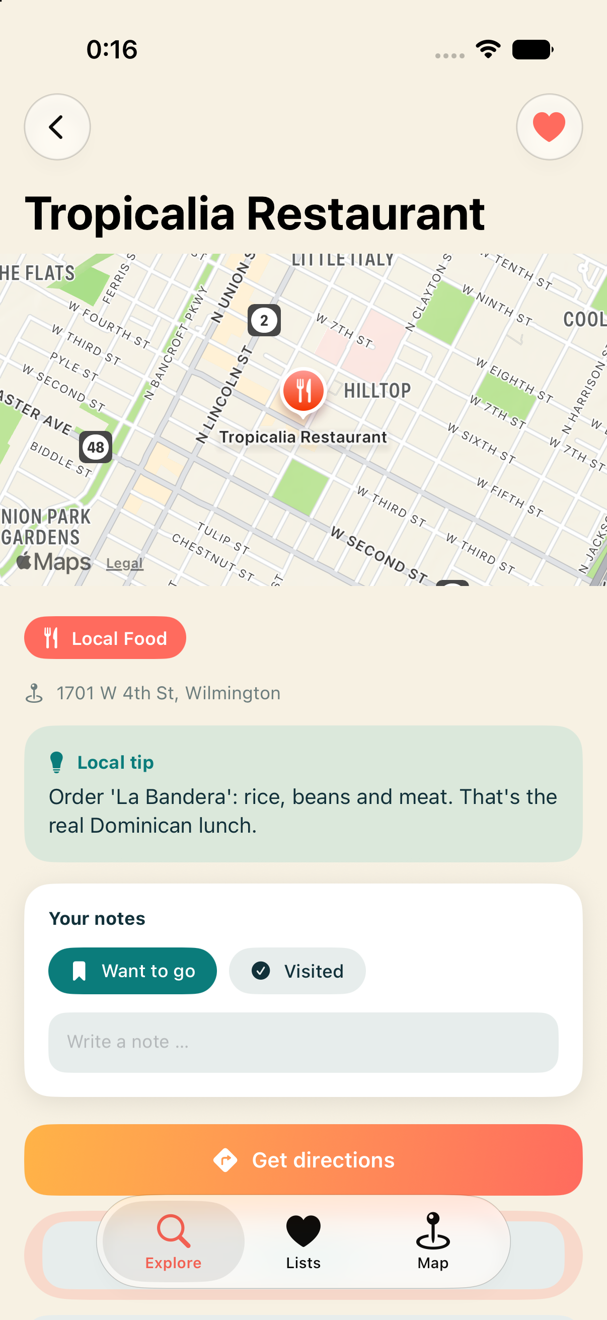 Dom-Rep App Spanish Phrasebook Screen